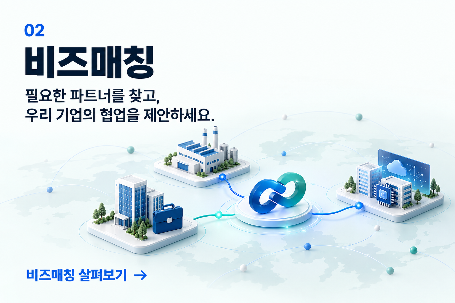비즈매칭 — 필요한 파트너를 찾고 우리 기업의 협업을 제안하세요. 비즈매칭 살펴보기